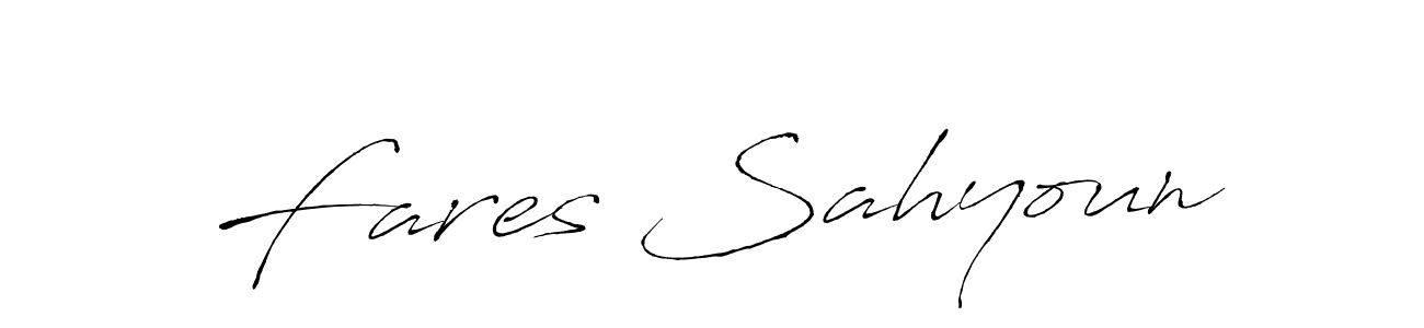 You can use this online signature creator to create a handwritten signature for the name Fares Sahyoun. This is the best online autograph maker. Fares Sahyoun signature style 6 images and pictures png