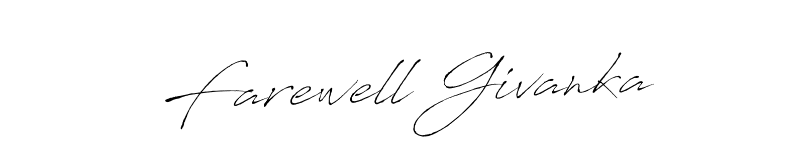 See photos of Farewell Givanka official signature by Spectra . Check more albums & portfolios. Read reviews & check more about Antro_Vectra font. Farewell Givanka signature style 6 images and pictures png