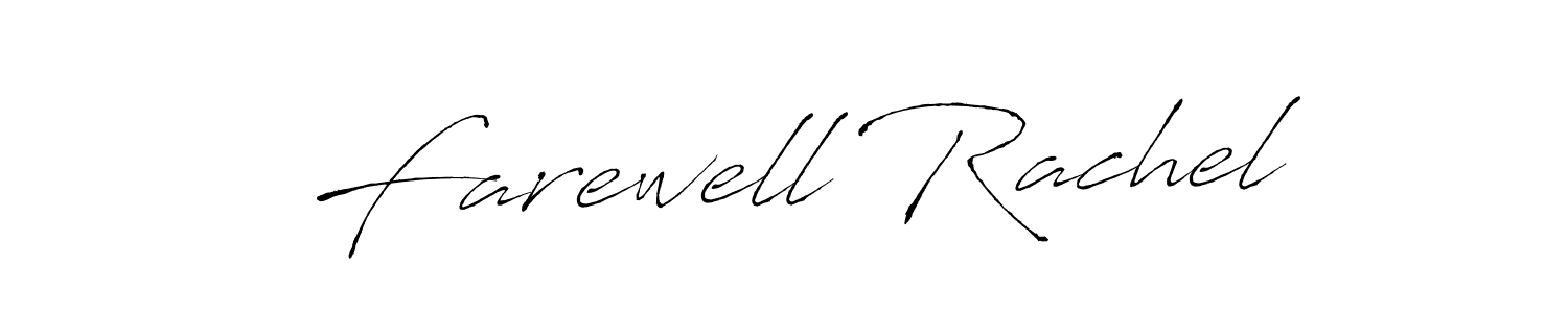 Make a beautiful signature design for name Farewell Rachel. With this signature (Antro_Vectra) style, you can create a handwritten signature for free. Farewell Rachel signature style 6 images and pictures png