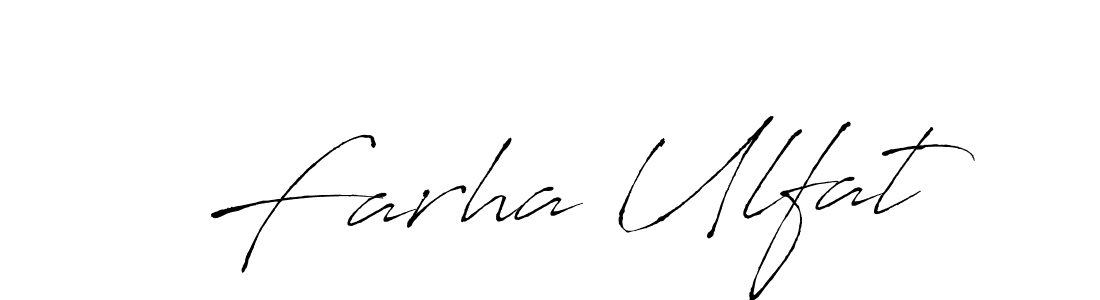 if you are searching for the best signature style for your name Farha Ulfat. so please give up your signature search. here we have designed multiple signature styles  using Antro_Vectra. Farha Ulfat signature style 6 images and pictures png