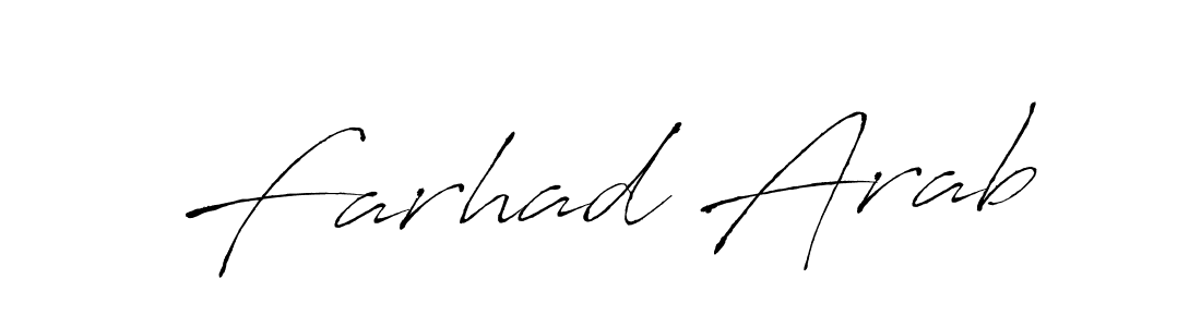 You should practise on your own different ways (Antro_Vectra) to write your name (Farhad Arab) in signature. don't let someone else do it for you. Farhad Arab signature style 6 images and pictures png