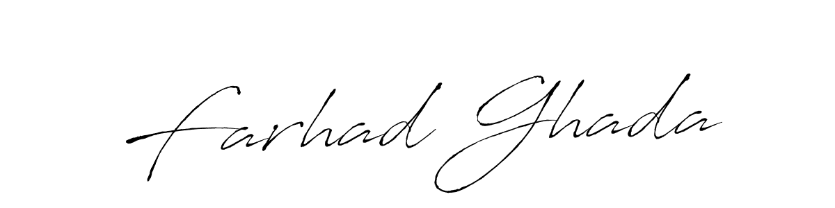 Here are the top 10 professional signature styles for the name Farhad Ghada. These are the best autograph styles you can use for your name. Farhad Ghada signature style 6 images and pictures png