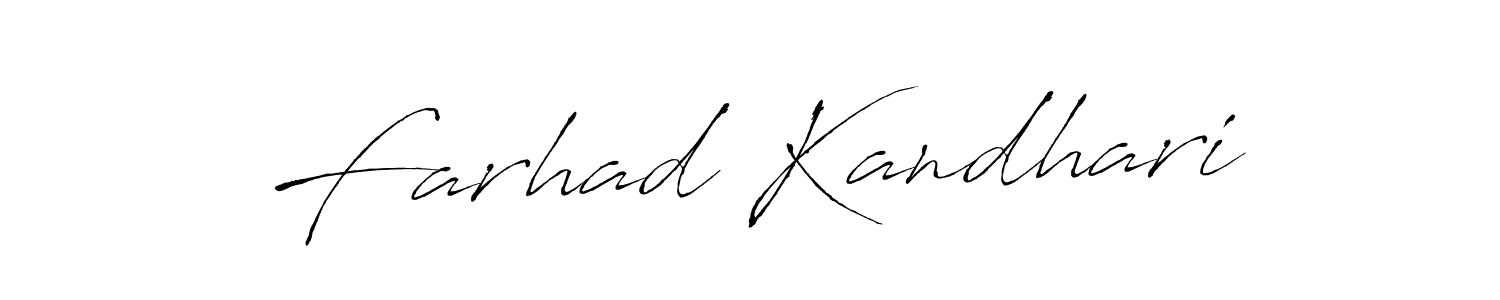 How to make Farhad Kandhari signature? Antro_Vectra is a professional autograph style. Create handwritten signature for Farhad Kandhari name. Farhad Kandhari signature style 6 images and pictures png