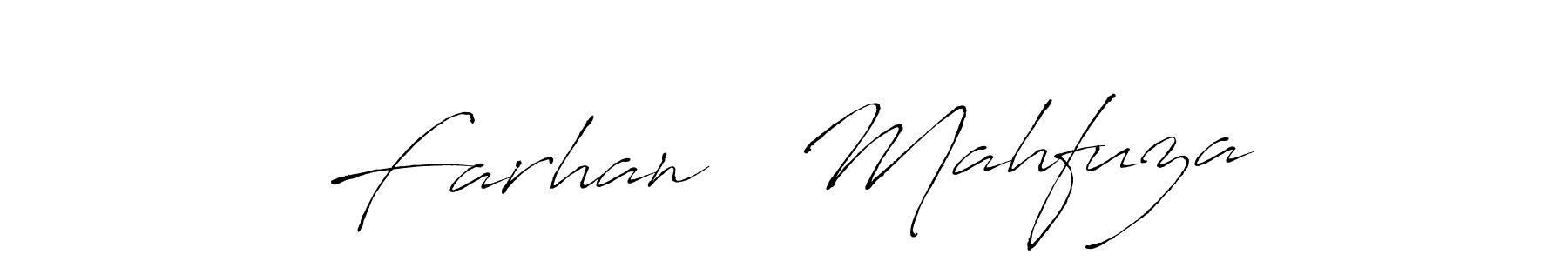 Also we have Farhan ♡ Mahfuza name is the best signature style. Create professional handwritten signature collection using Antro_Vectra autograph style. Farhan ♡ Mahfuza signature style 6 images and pictures png