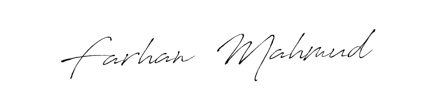 Make a beautiful signature design for name Farhan  Mahmud. Use this online signature maker to create a handwritten signature for free. Farhan  Mahmud signature style 6 images and pictures png