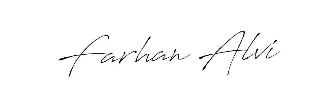 Also we have Farhan Alvi name is the best signature style. Create professional handwritten signature collection using Antro_Vectra autograph style. Farhan Alvi signature style 6 images and pictures png