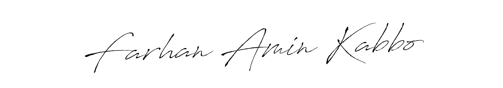 Make a beautiful signature design for name Farhan Amin Kabbo. With this signature (Antro_Vectra) style, you can create a handwritten signature for free. Farhan Amin Kabbo signature style 6 images and pictures png