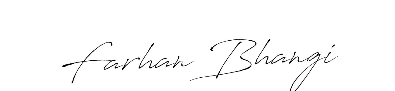 Also You can easily find your signature by using the search form. We will create Farhan Bhangi name handwritten signature images for you free of cost using Antro_Vectra sign style. Farhan Bhangi signature style 6 images and pictures png
