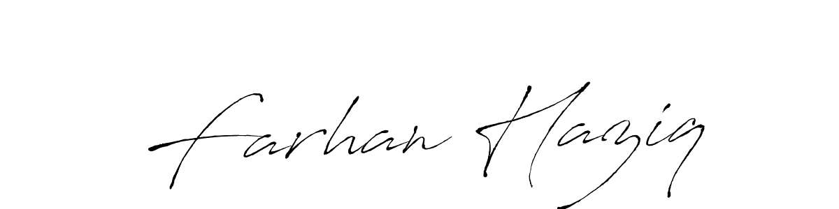 Make a beautiful signature design for name Farhan Haziq. Use this online signature maker to create a handwritten signature for free. Farhan Haziq signature style 6 images and pictures png