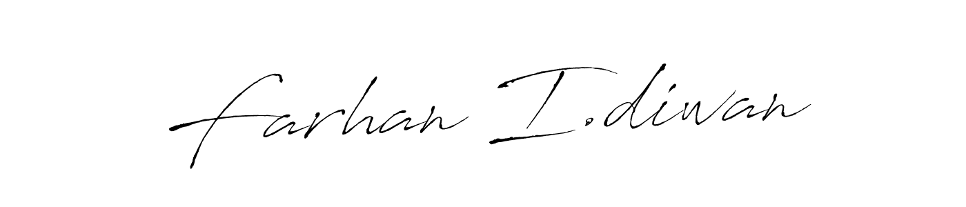 Design your own signature with our free online signature maker. With this signature software, you can create a handwritten (Antro_Vectra) signature for name Farhan I.diwan. Farhan I.diwan signature style 6 images and pictures png