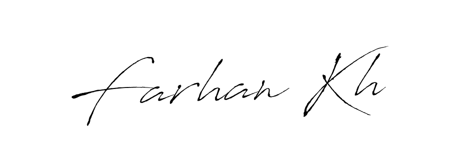 This is the best signature style for the Farhan Kh name. Also you like these signature font (Antro_Vectra). Mix name signature. Farhan Kh signature style 6 images and pictures png