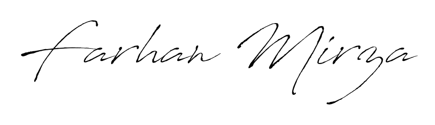 Get inspired by this graceful Antro_Vectra signature style for name Farhan Mirza. Smooth loops and balanced proportions for everyday use. Farhan Mirza signature style 6 images and pictures png