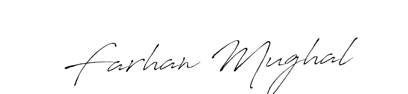 Create a beautiful signature design for name Farhan Mughal. With this signature (Antro_Vectra) fonts, you can make a handwritten signature for free. Farhan Mughal signature style 6 images and pictures png