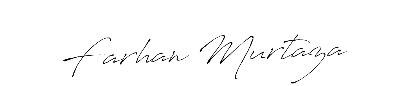 Create a beautiful signature design for name Farhan Murtaza. With this signature (Antro_Vectra) fonts, you can make a handwritten signature for free. Farhan Murtaza signature style 6 images and pictures png