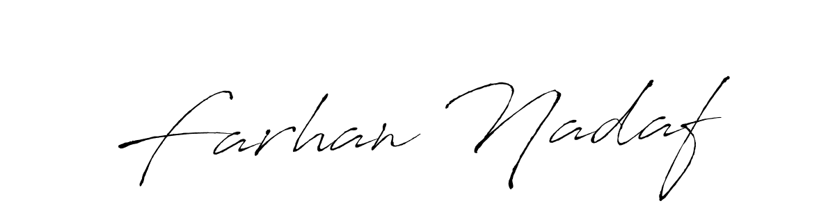 Farhan Nadaf stylish signature style. Best Handwritten Sign (Antro_Vectra) for my name. Handwritten Signature Collection Ideas for my name Farhan Nadaf. Farhan Nadaf signature style 6 images and pictures png