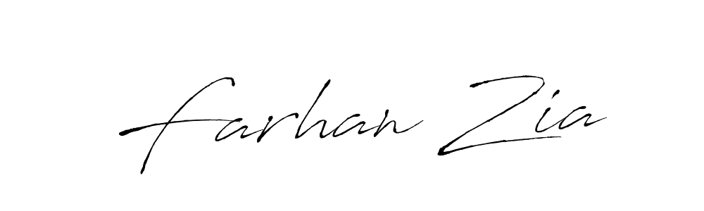 Create a beautiful signature design for name Farhan Zia. With this signature (Antro_Vectra) fonts, you can make a handwritten signature for free. Farhan Zia signature style 6 images and pictures png