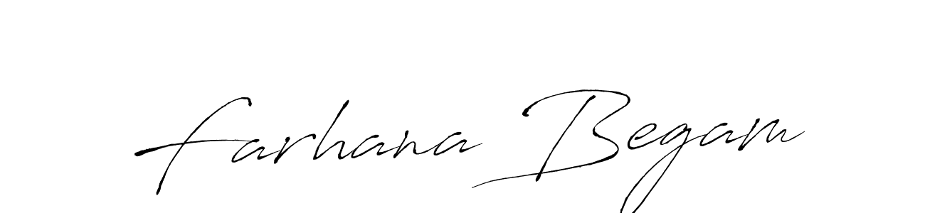How to make Farhana Begam signature? Antro_Vectra is a professional autograph style. Create handwritten signature for Farhana Begam name. Farhana Begam signature style 6 images and pictures png