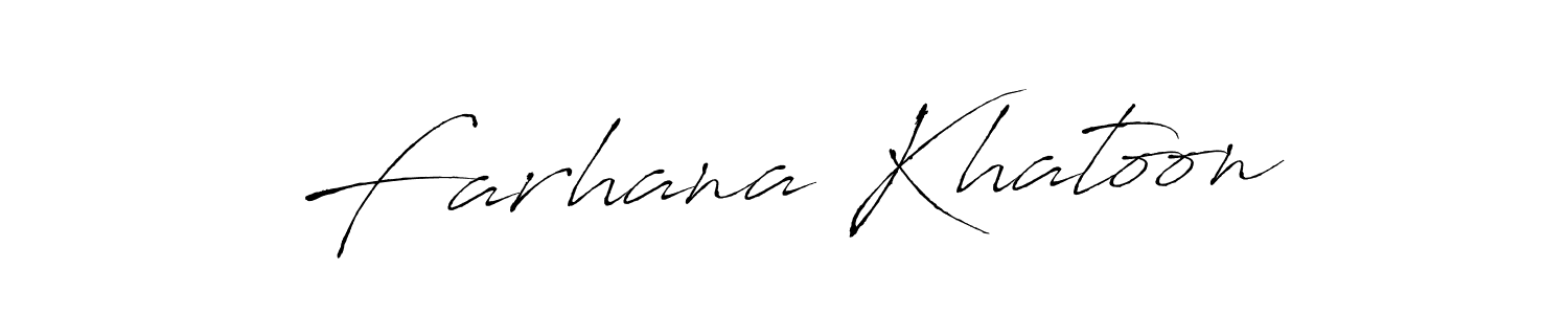 Make a beautiful signature design for name Farhana Khatoon. Use this online signature maker to create a handwritten signature for free. Farhana Khatoon signature style 6 images and pictures png