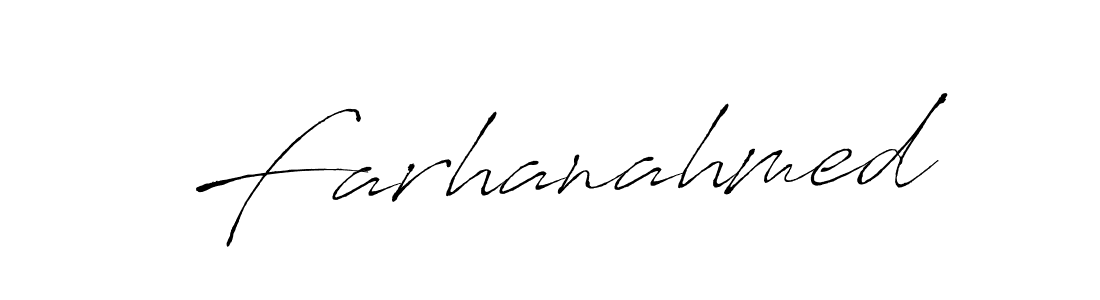 Antro_Vectra is a professional signature style that is perfect for those who want to add a touch of class to their signature. It is also a great choice for those who want to make their signature more unique. Get Farhanahmed name to fancy signature for free. Farhanahmed signature style 6 images and pictures png