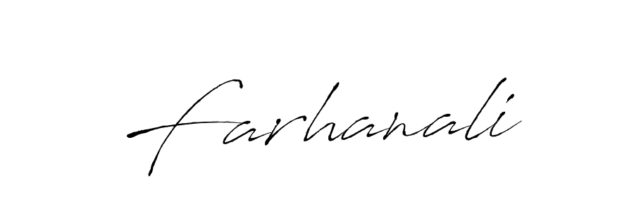 Use a signature maker to create a handwritten signature online. With this signature software, you can design (Antro_Vectra) your own signature for name Farhanali. Farhanali signature style 6 images and pictures png