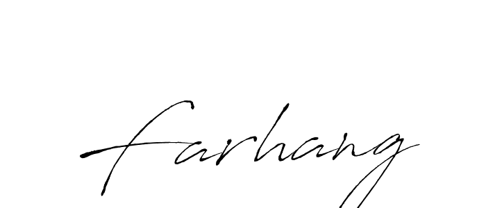 Make a beautiful signature design for name Farhang. Use this online signature maker to create a handwritten signature for free. Farhang signature style 6 images and pictures png