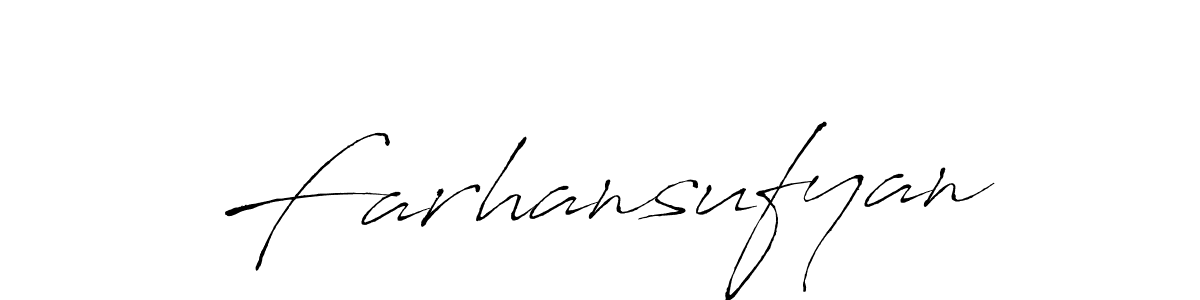 How to Draw Farhansufyan signature style? Antro_Vectra is a latest design signature styles for name Farhansufyan. Farhansufyan signature style 6 images and pictures png
