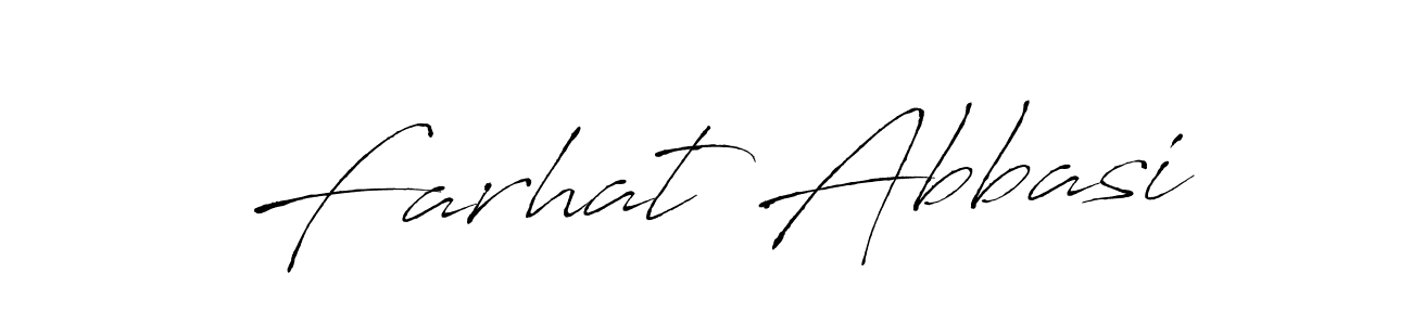 Antro_Vectra is a professional signature style that is perfect for those who want to add a touch of class to their signature. It is also a great choice for those who want to make their signature more unique. Get Farhat Abbasi name to fancy signature for free. Farhat Abbasi signature style 6 images and pictures png