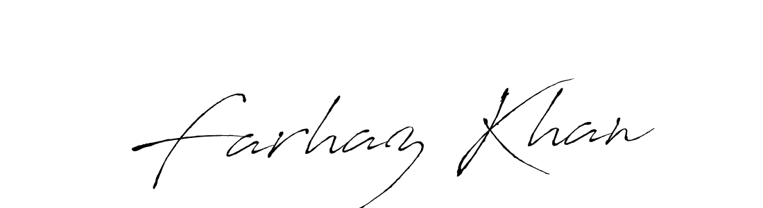 Farhaz Khan stylish signature style. Best Handwritten Sign (Antro_Vectra) for my name. Handwritten Signature Collection Ideas for my name Farhaz Khan. Farhaz Khan signature style 6 images and pictures png