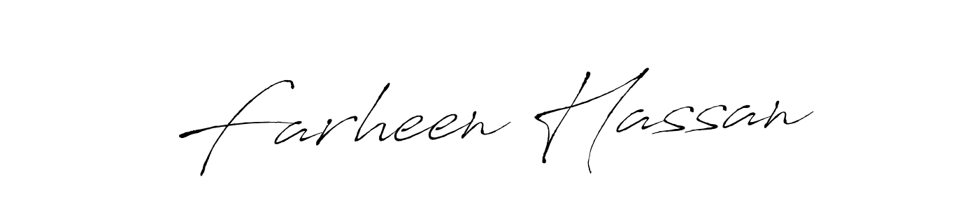 Also we have Farheen Hassan name is the best signature style. Create professional handwritten signature collection using Antro_Vectra autograph style. Farheen Hassan signature style 6 images and pictures png