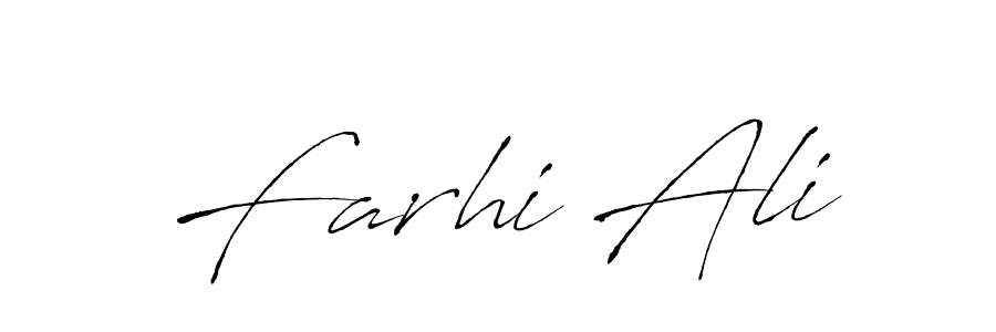 Also we have Farhi Ali name is the best signature style. Create professional handwritten signature collection using Antro_Vectra autograph style. Farhi Ali signature style 6 images and pictures png