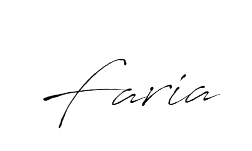 Faria stylish signature style. Best Handwritten Sign (Antro_Vectra) for my name. Handwritten Signature Collection Ideas for my name Faria. Faria signature style 6 images and pictures png