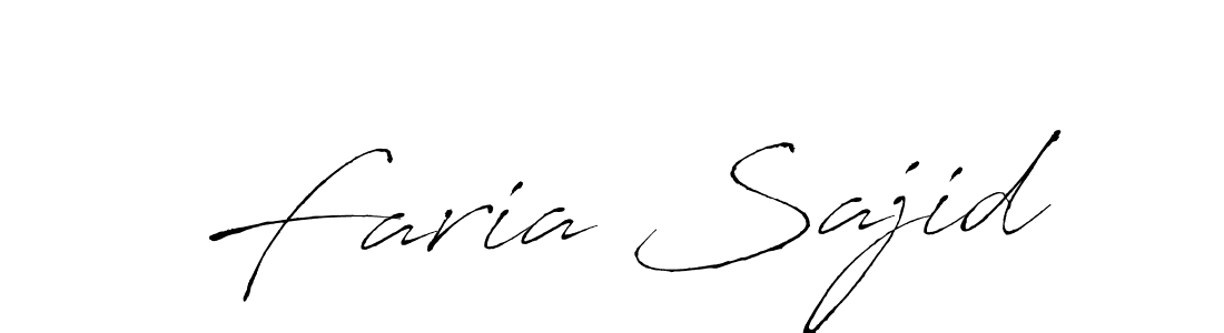 You should practise on your own different ways (Antro_Vectra) to write your name (Faria Sajid) in signature. don't let someone else do it for you. Faria Sajid signature style 6 images and pictures png