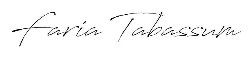 Get an exclusive digital autograph for Faria Tabassum. The Antro_Vectra typeface captures the charm of real penmanship on paper. Faria Tabassum signature style 6 images and pictures png