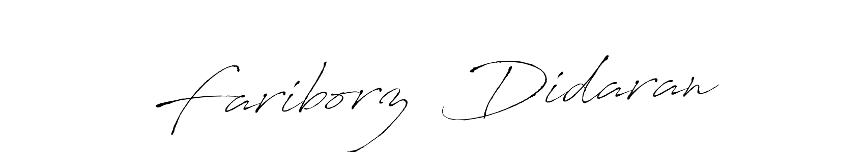 It looks lik you need a new signature style for name Fariborz  Didaran. Design unique handwritten (Antro_Vectra) signature with our free signature maker in just a few clicks. Fariborz  Didaran signature style 6 images and pictures png