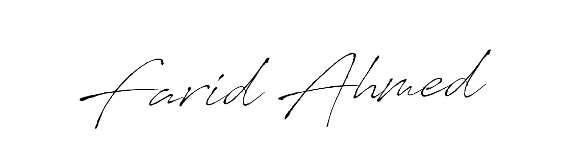 You can use this online signature creator to create a handwritten signature for the name Farid Ahmed. This is the best online autograph maker. Farid Ahmed signature style 6 images and pictures png