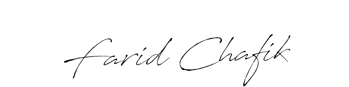 Use a signature maker to create a handwritten signature online. With this signature software, you can design (Antro_Vectra) your own signature for name Farid Chafik. Farid Chafik signature style 6 images and pictures png