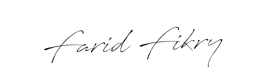 Make a beautiful signature design for name Farid Fikry. With this signature (Antro_Vectra) style, you can create a handwritten signature for free. Farid Fikry signature style 6 images and pictures png
