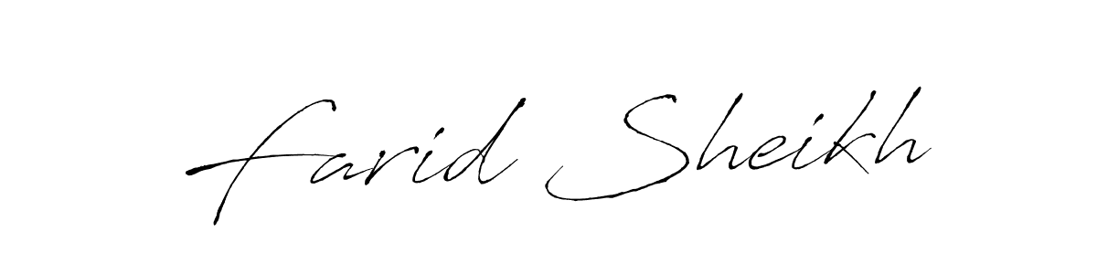 Also You can easily find your signature by using the search form. We will create Farid Sheikh name handwritten signature images for you free of cost using Antro_Vectra sign style. Farid Sheikh signature style 6 images and pictures png