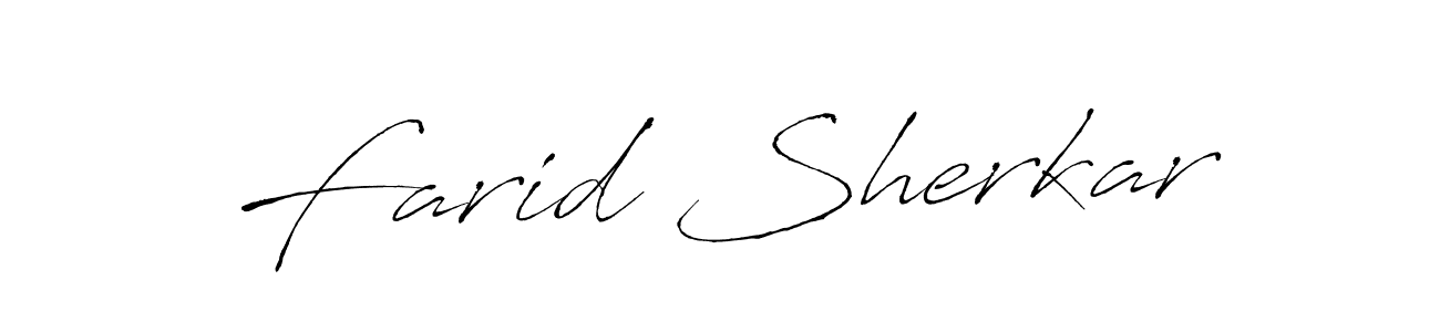 This is the best signature style for the Farid Sherkar name. Also you like these signature font (Antro_Vectra). Mix name signature. Farid Sherkar signature style 6 images and pictures png