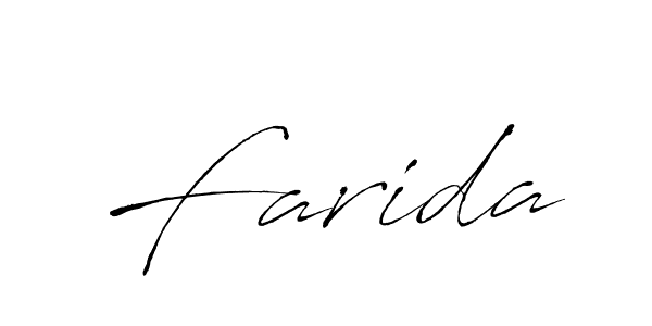 Also we have Farida name is the best signature style. Create professional handwritten signature collection using Antro_Vectra autograph style. Farida signature style 6 images and pictures png