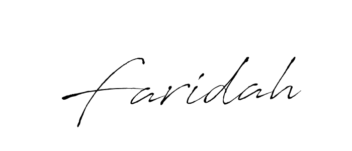 Create a beautiful signature design for name Faridah. With this signature (Antro_Vectra) fonts, you can make a handwritten signature for free. Faridah signature style 6 images and pictures png
