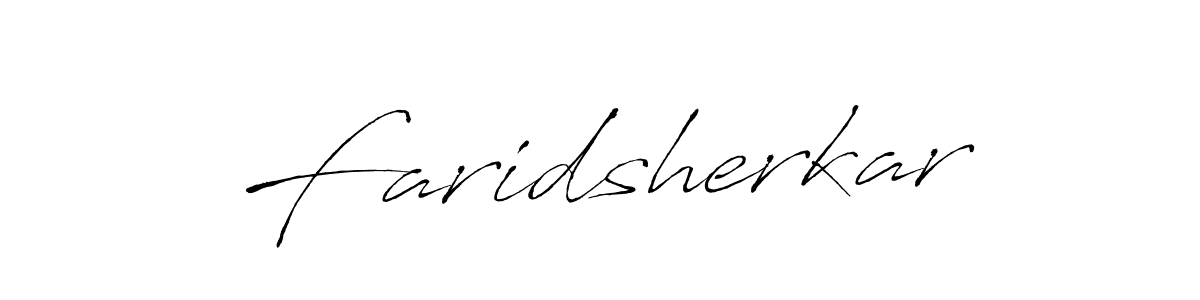 Faridsherkar stylish signature style. Best Handwritten Sign (Antro_Vectra) for my name. Handwritten Signature Collection Ideas for my name Faridsherkar. Faridsherkar signature style 6 images and pictures png