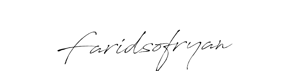 The best way (Antro_Vectra) to make a short signature is to pick only two or three words in your name. The name Faridsofryan include a total of six letters. For converting this name. Faridsofryan signature style 6 images and pictures png