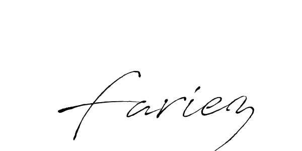 if you are searching for the best signature style for your name Fariez. so please give up your signature search. here we have designed multiple signature styles  using Antro_Vectra. Fariez signature style 6 images and pictures png