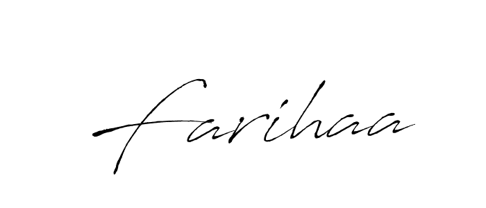 Also we have Farihaa name is the best signature style. Create professional handwritten signature collection using Antro_Vectra autograph style. Farihaa signature style 6 images and pictures png