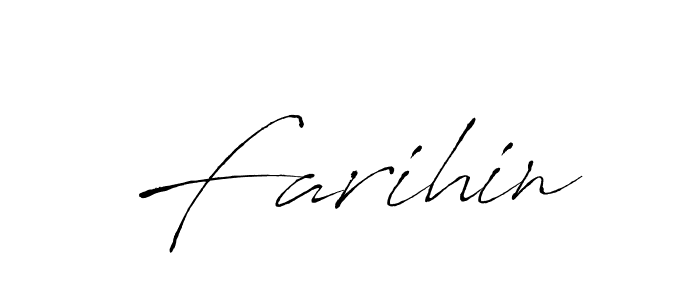 Make a short Farihin signature style. Manage your documents anywhere anytime using Antro_Vectra. Create and add eSignatures, submit forms, share and send files easily. Farihin signature style 6 images and pictures png