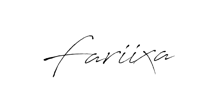 How to make Fariixa signature? Antro_Vectra is a professional autograph style. Create handwritten signature for Fariixa name. Fariixa signature style 6 images and pictures png