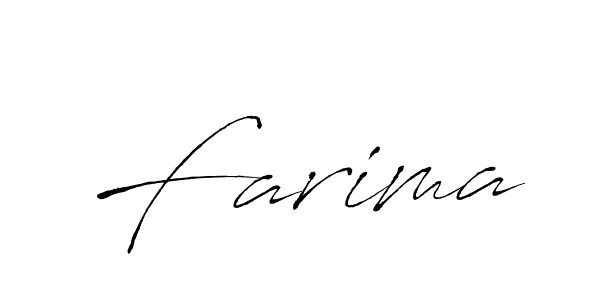 Design your own signature with our free online signature maker. With this signature software, you can create a handwritten (Antro_Vectra) signature for name Farima. Farima signature style 6 images and pictures png