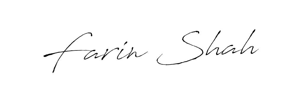 You should practise on your own different ways (Antro_Vectra) to write your name (Farin Shah) in signature. don't let someone else do it for you. Farin Shah signature style 6 images and pictures png