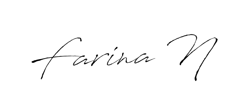 Once you've used our free online signature maker to create your best signature Antro_Vectra style, it's time to enjoy all of the benefits that Farina N name signing documents. Farina N signature style 6 images and pictures png